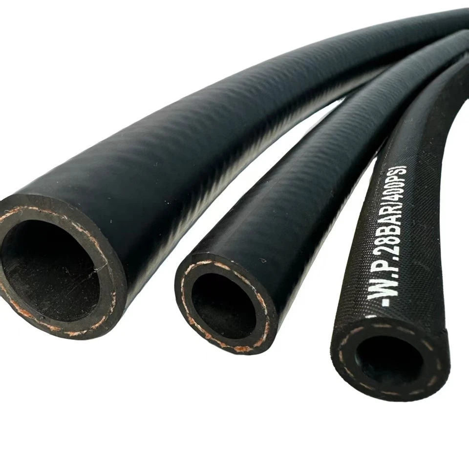 SAE 100 R6 / EN 854 1TE Textile Braided Hydraulic Hose factory