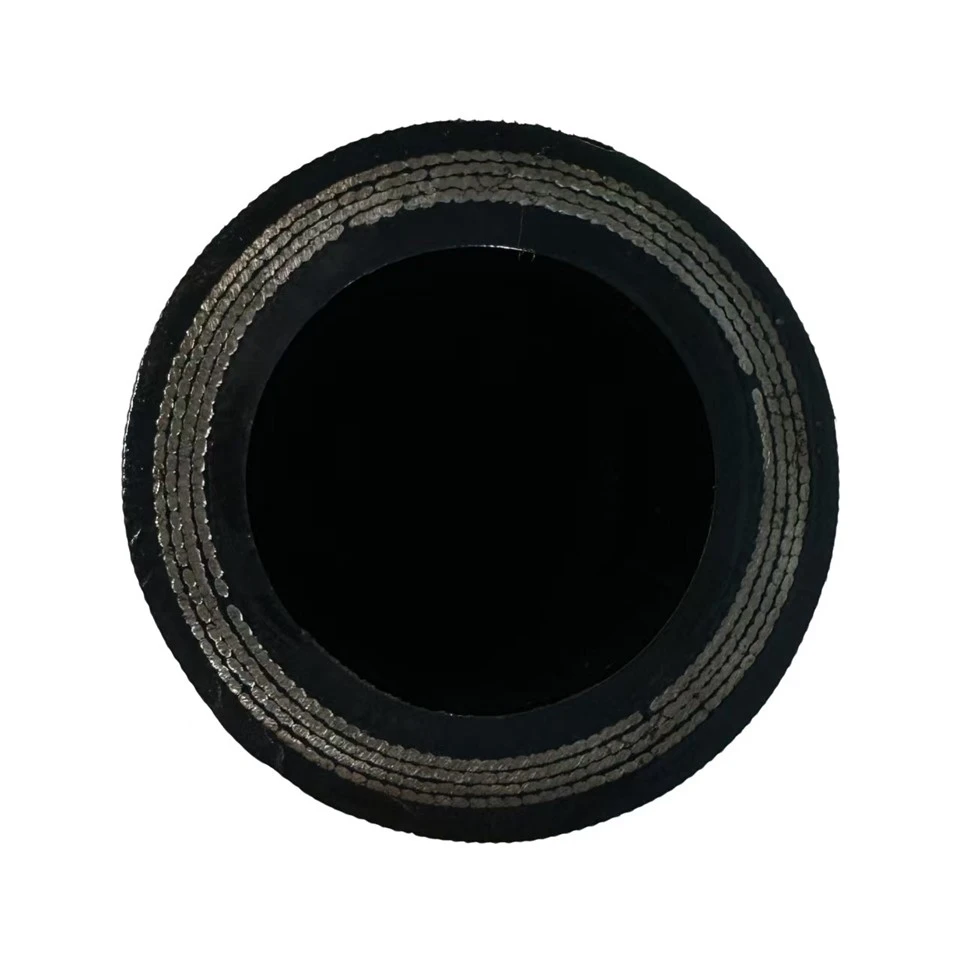 DIN EN 856 4SP Hydraulic Hose | Four Spiral Steel Wire Reinforced Rubber Hose For Heavy Duty Ultra High Pressure factory